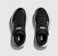 Hoka Kid's Clifton 10 Shoes in black white - kids' sneaker - alternate view