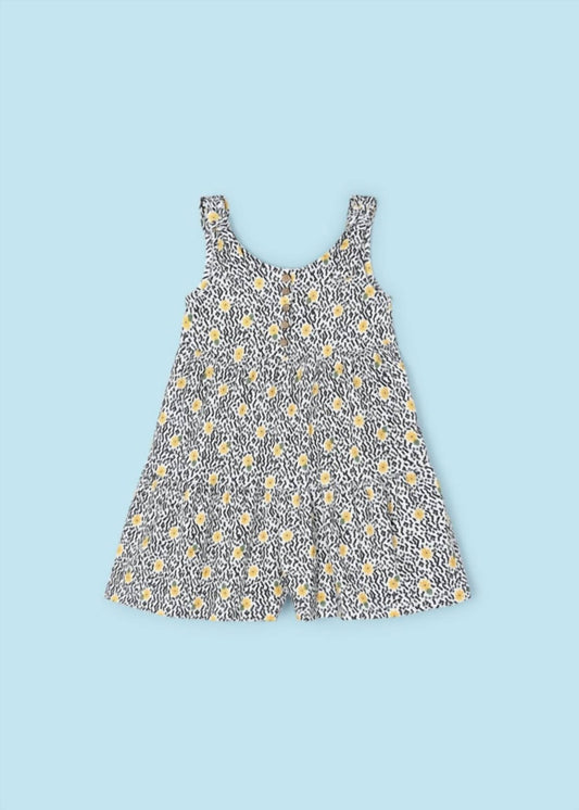 Mayoral - Girls' Tie Strap Playsuit