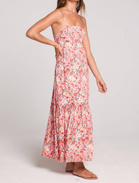 saltwater LUXE Esme Maxi Dress in multi - women's dress - detail view