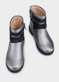 Mayoral - Kid's Rhinestone Strap Biker Bootie