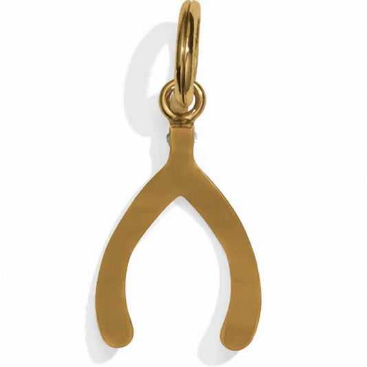 Brighton - WISHBONE AMULET CHARM GOLD