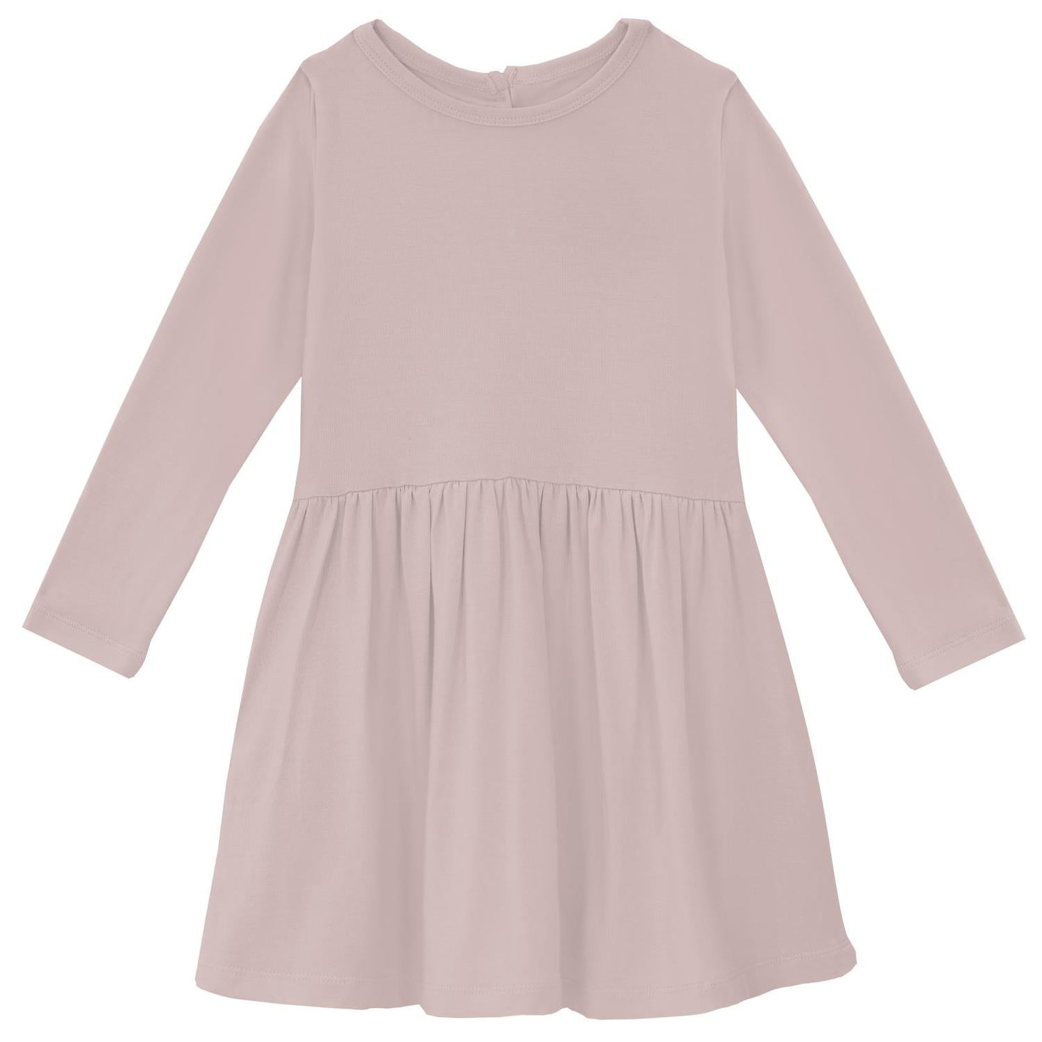 Kickee - Girls' Bamboo Long Sleeve Twirl Dress