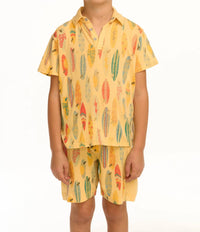Chaser - Surfboards Button Up Tee