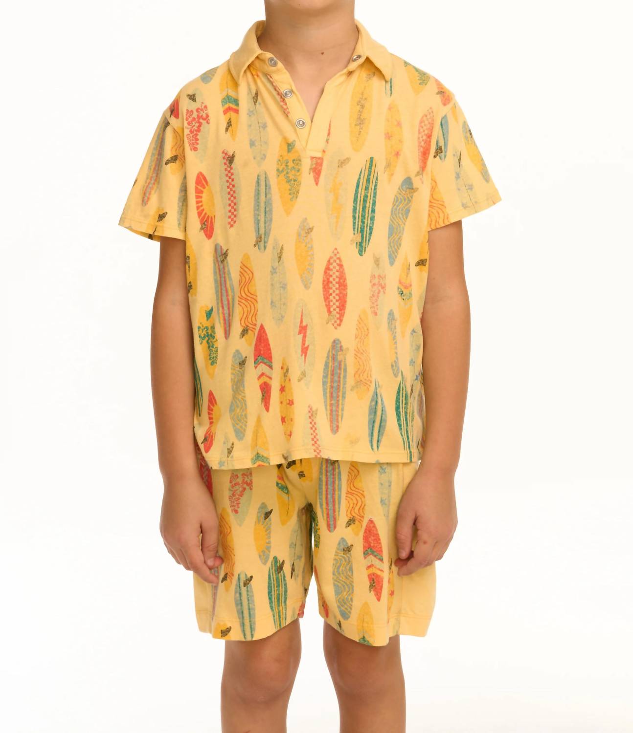 Chaser - Surfboards Button Up Tee