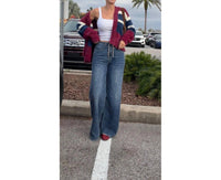 Daze - Madison Mid Rise Wide Leg Jeans