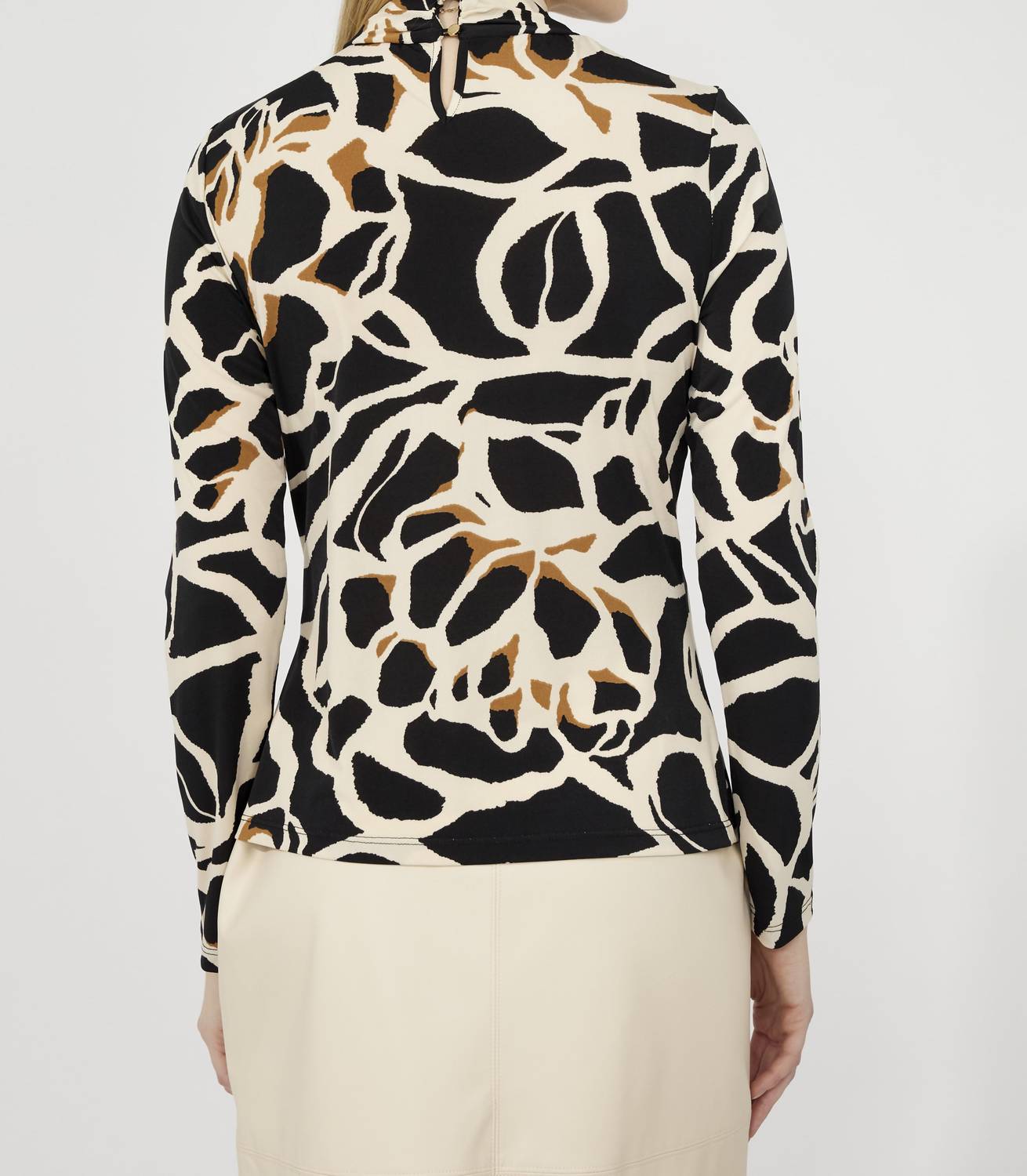 Frank Lyman - Animal-print Pullover Blouse