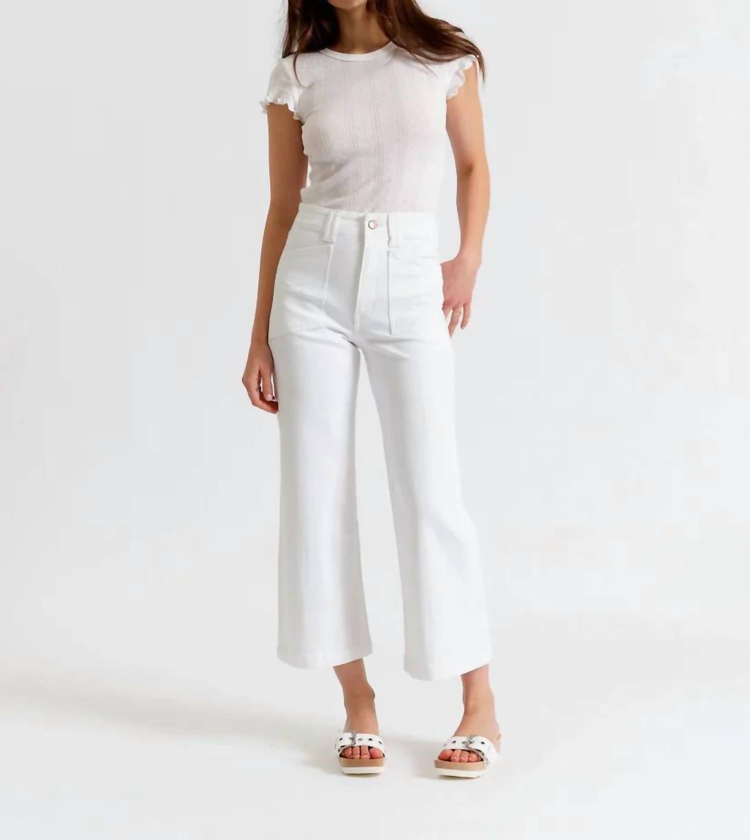 Daze - Valley Girl High Rise Patch Pocket Jean