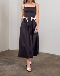Moon River - Ribbon Midi Dress