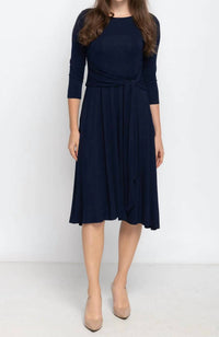 Kmw - Side Tie Midi Dress