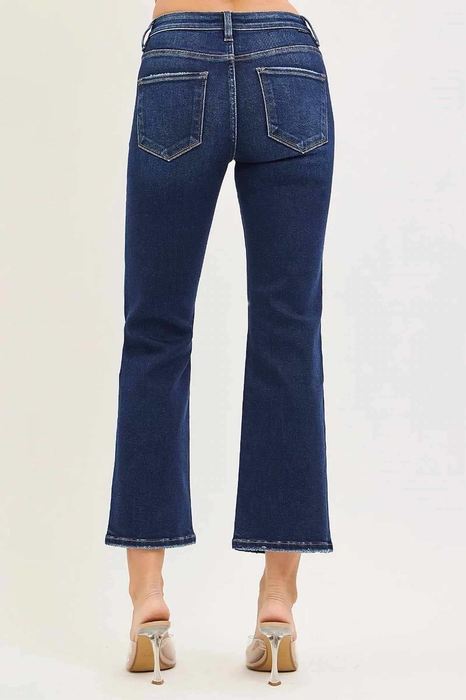 Risen - Nova Cropped Bootcut Jeans
