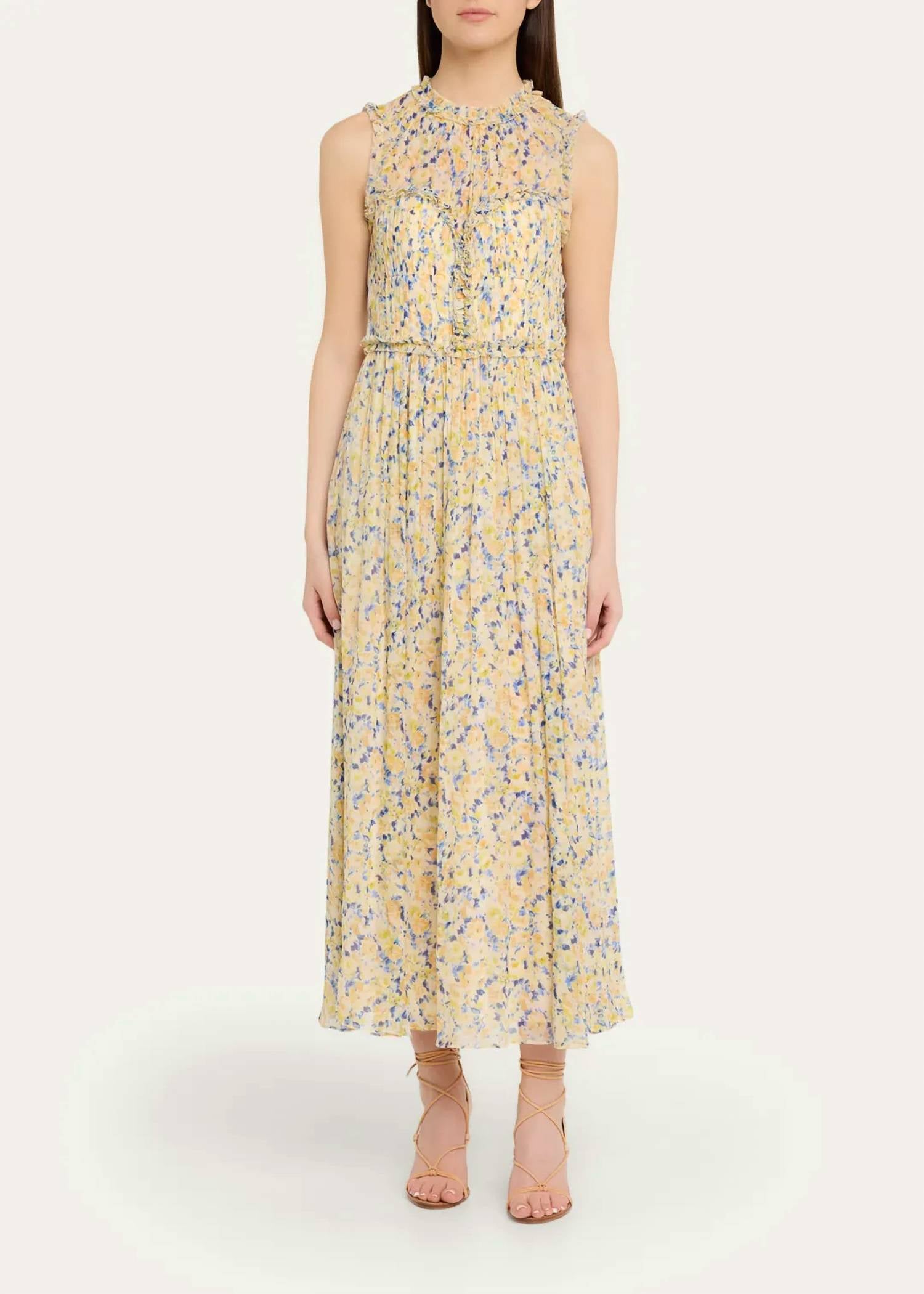 Ulla Johnson - Kasia Floral Ruffle Dress