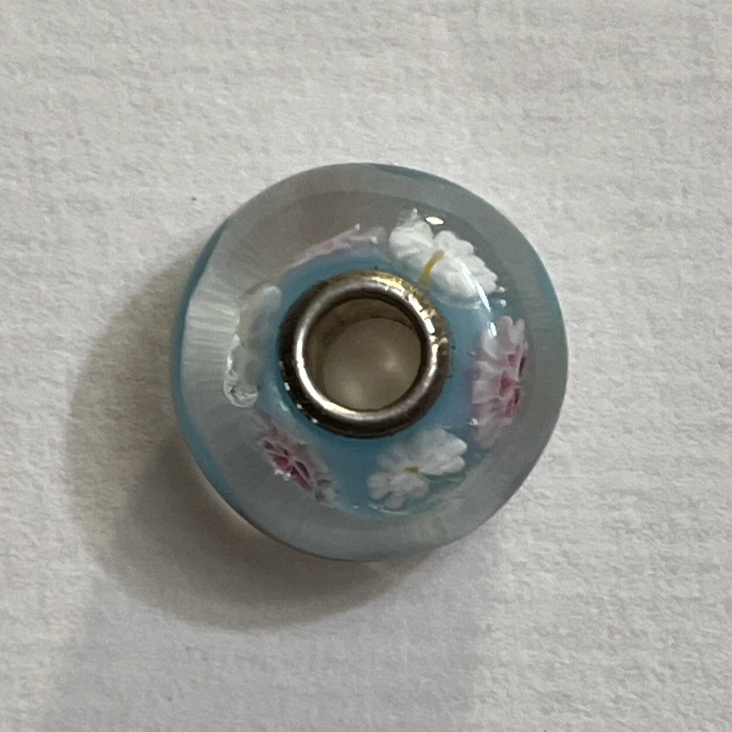 Trollbeads - Women's Blooming Sakura Troll Japan Glass Bead Charm