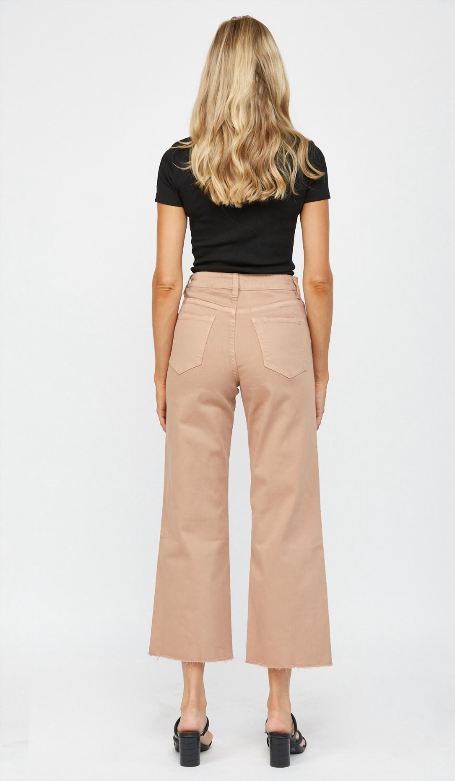 Mica Denim - Chromatic High Rise Crop Jean