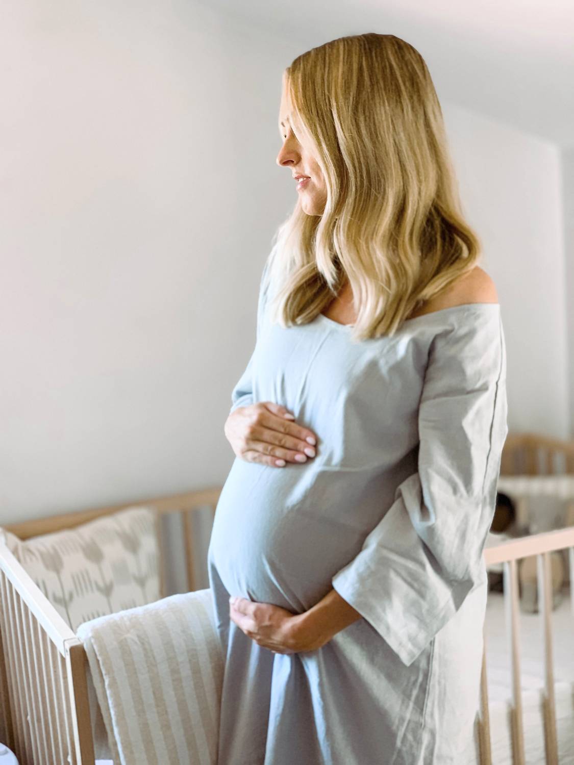 Liv Maternity - Linen Shift Dress