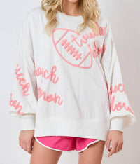 Peach Love - Touchdown Sweatshirt