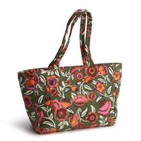 Vera Bradley Women's Original Tote Bag in bubbly flowers green - women's bag
