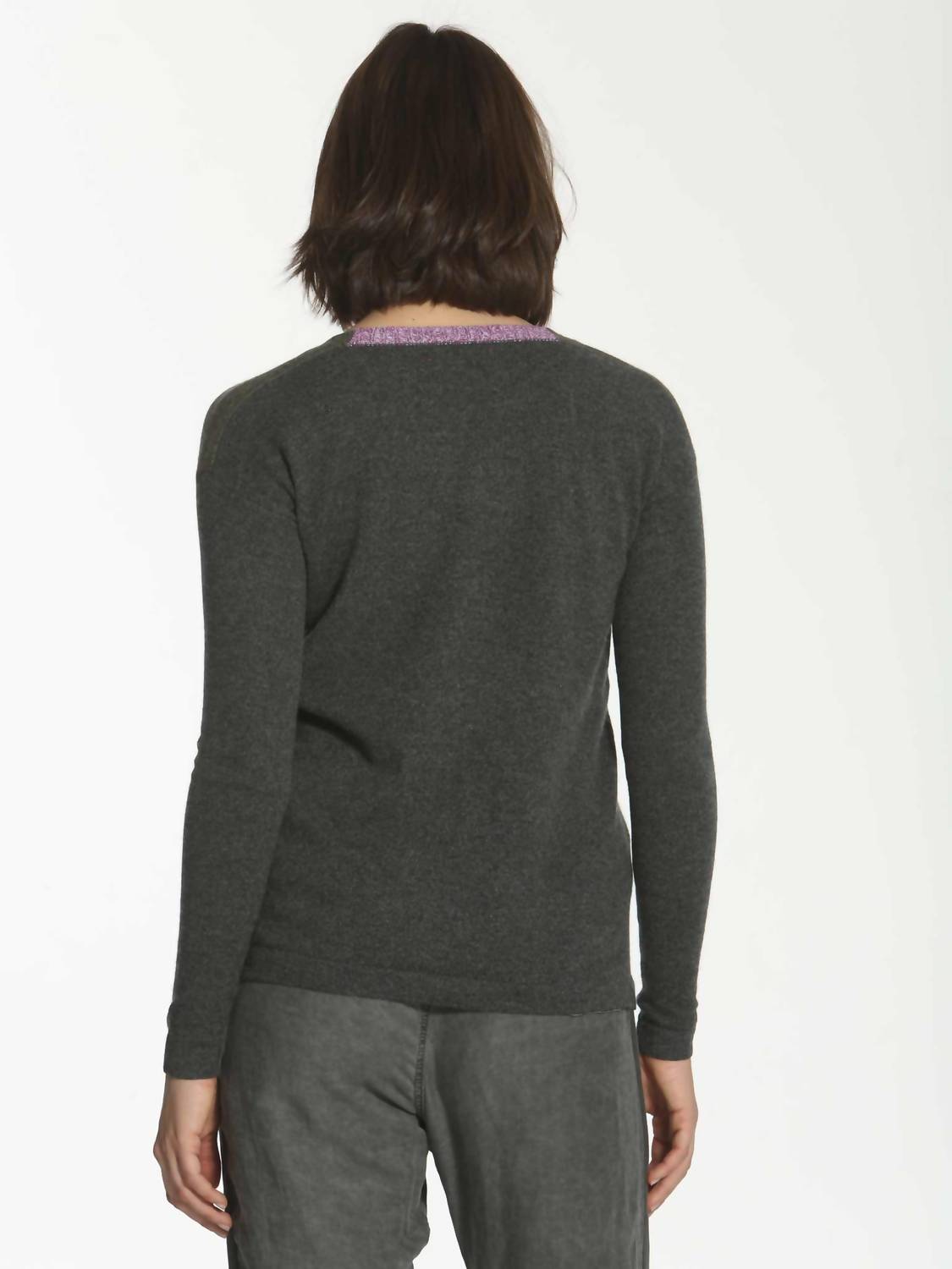 Label+Thread - Women's Luxe Stripe V-neck