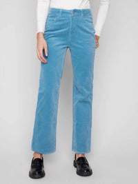 CHARLIE B Straight Leg Corduroy Pants in oxford - women's pants
