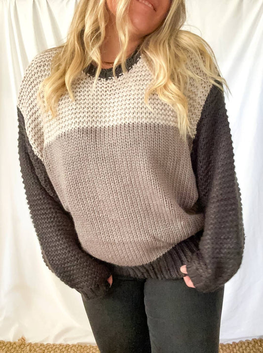 Le Lis - Midnight Chunky Knit Sweater