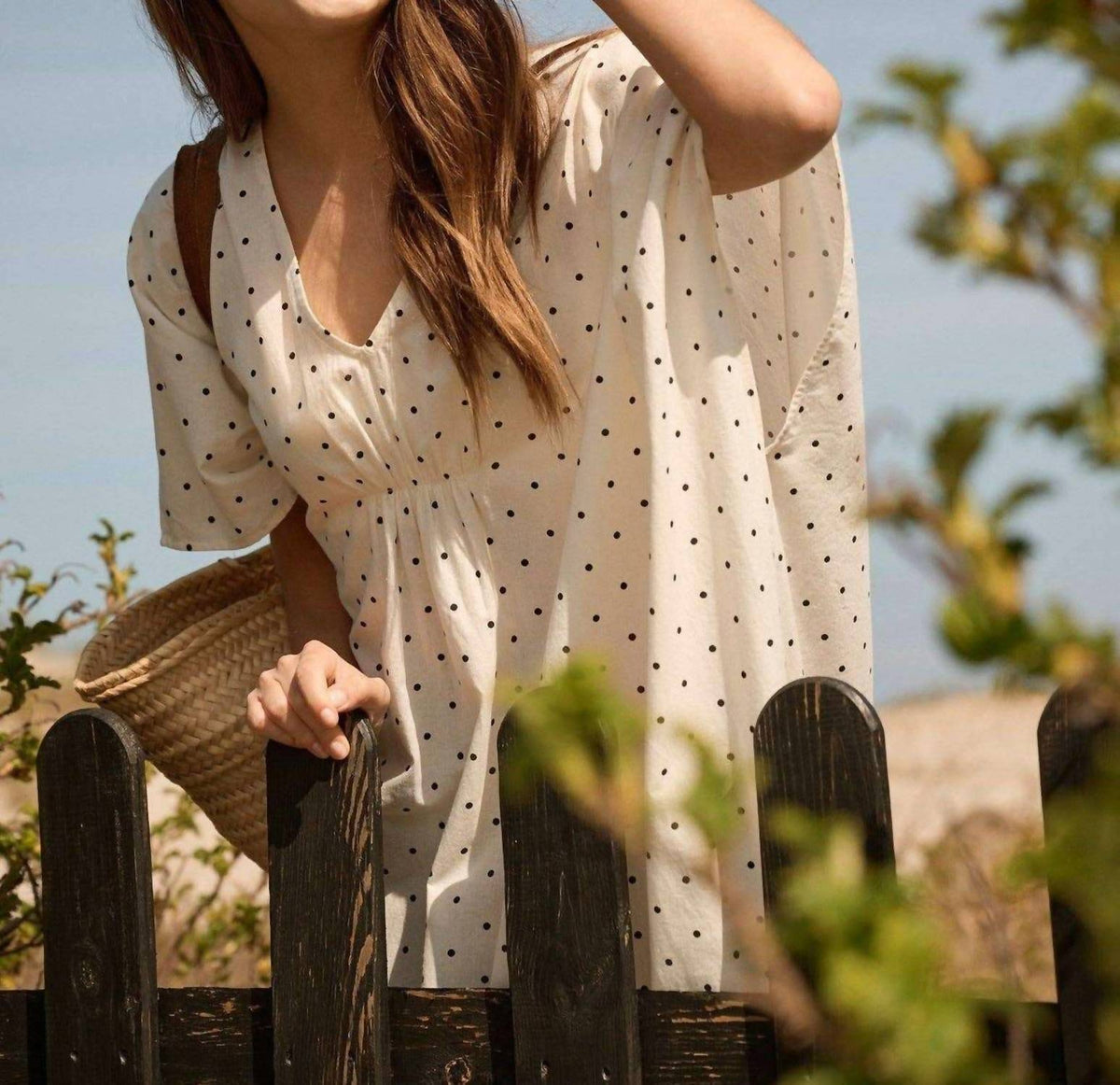 Moshi Moshi Mind - Black Dotted Kaftan