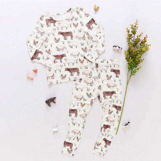 Pink Chicken - Kids Bamboo PJ Set