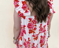 Thml - Florina Flutter Sleeve Floral Dress