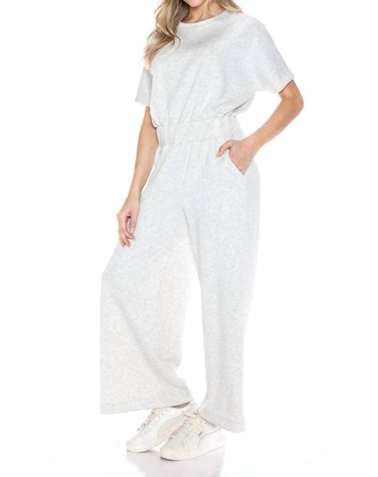 Ariella - Scuba Cropped Jumpsuit
