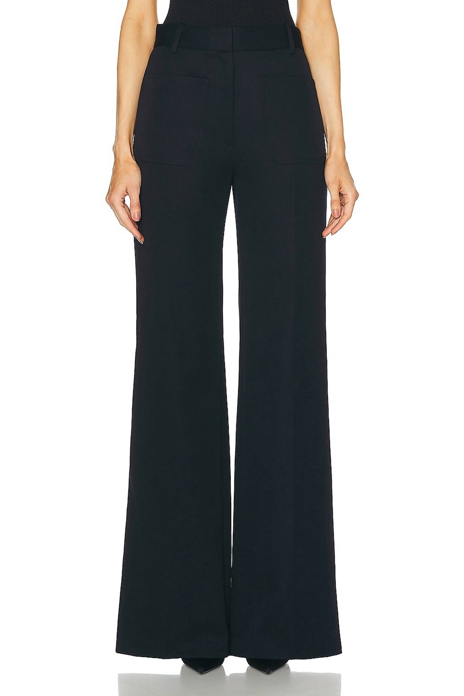 Nili Lotan - Christophe Flared Wool Pants
