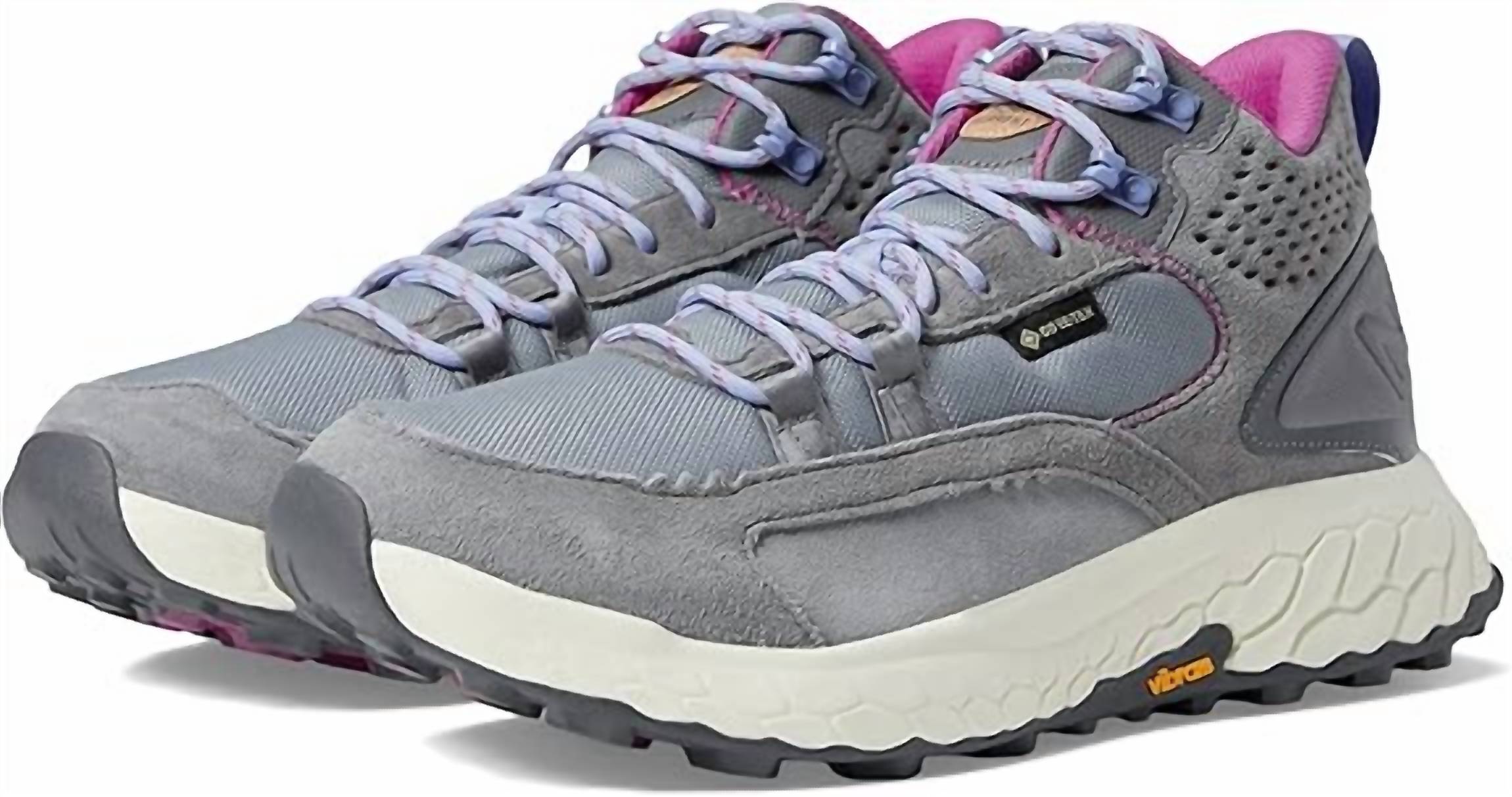 New Balance Women's Fresh Foam X Hierro Mid Gore-tex Shoe in steel castlerock - women's shoe - view 4