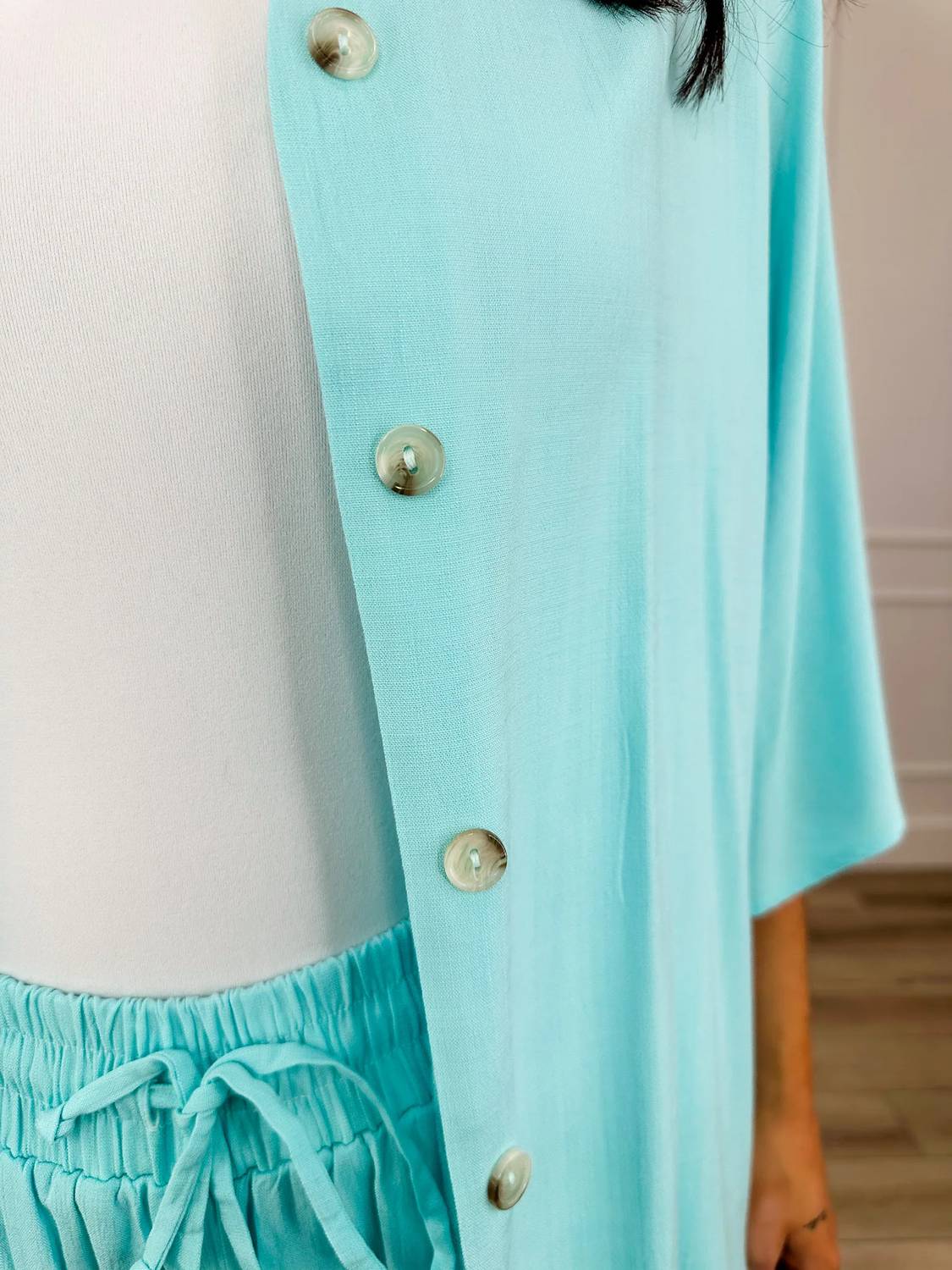Dear Scarlett - Daze High-rise Rayon Blend Wide Leg Pant Set