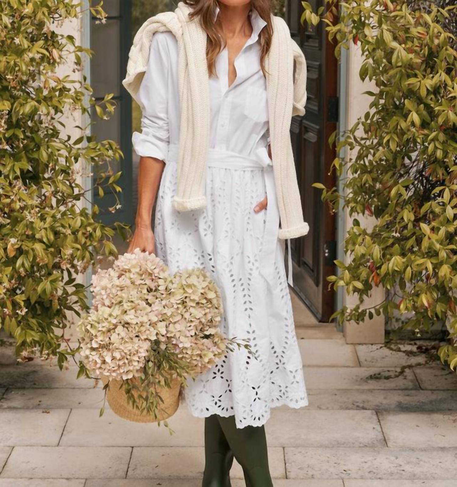 Frank & Eileen - Grace Eyelet Dress