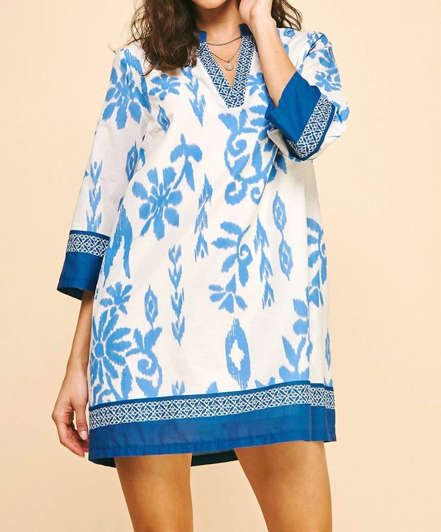 Pinch - Contrast Floral Print Dress