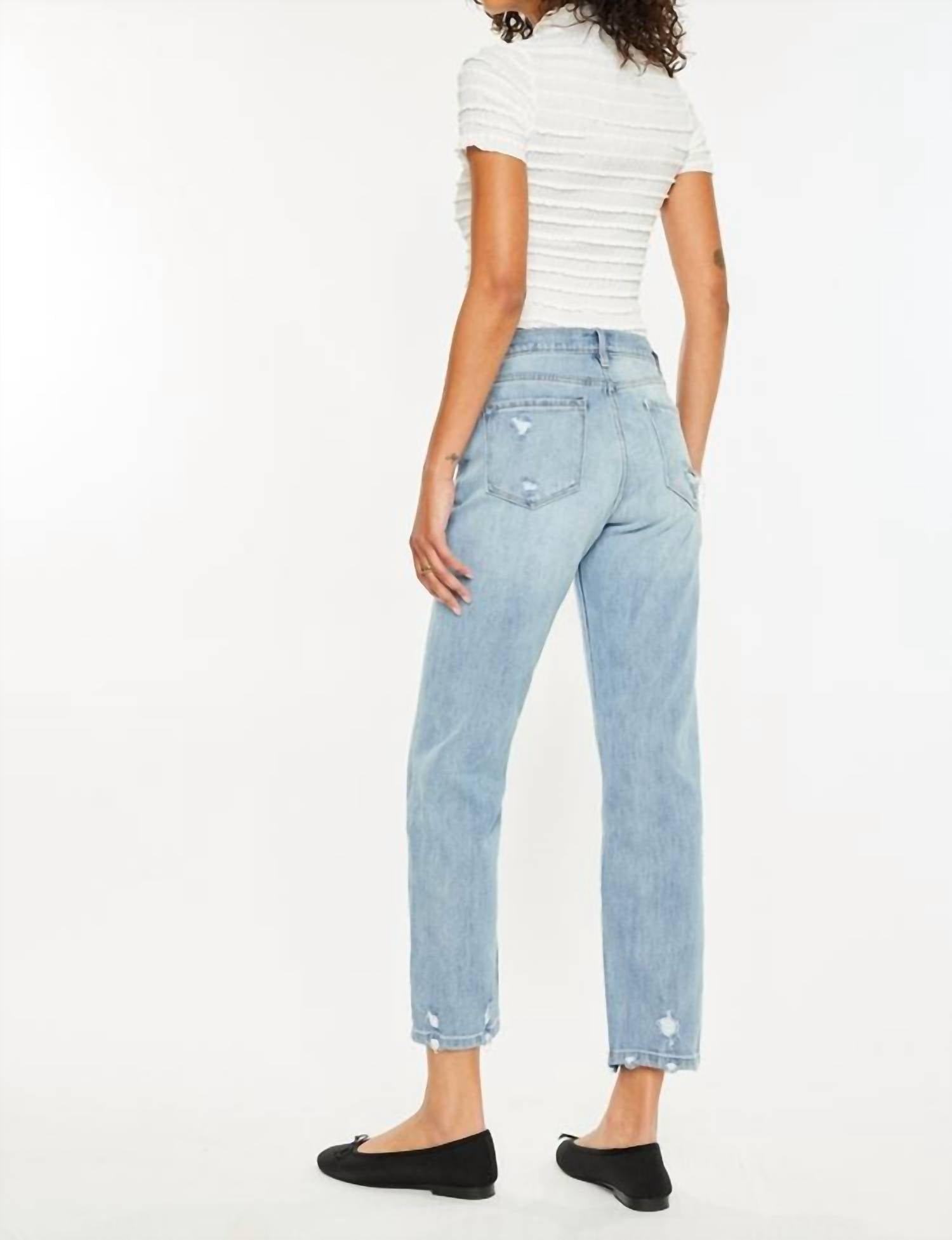 Kancan - High Rise Straight Jean