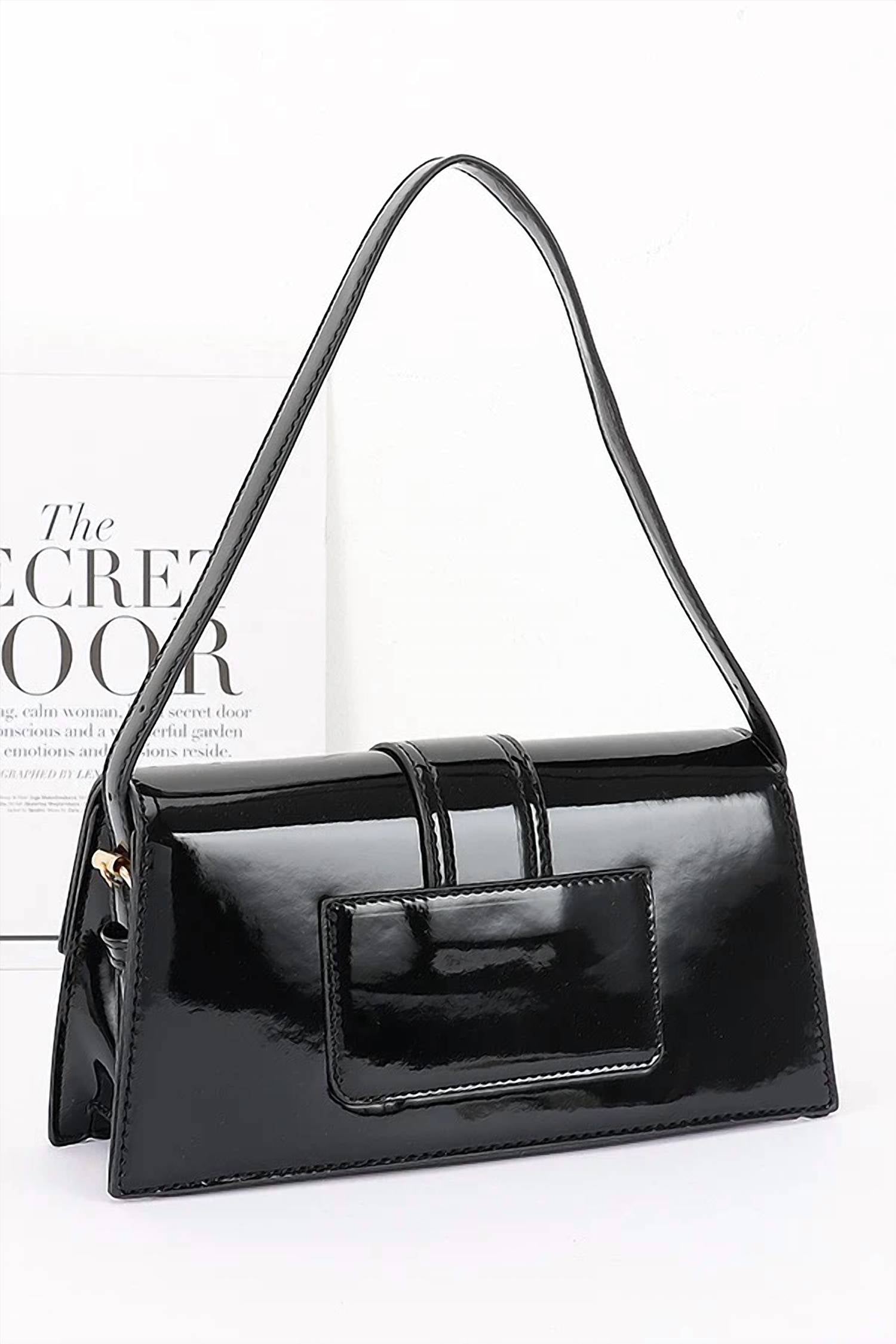 H&D Accessories - Women's Patent Shoulder Bag