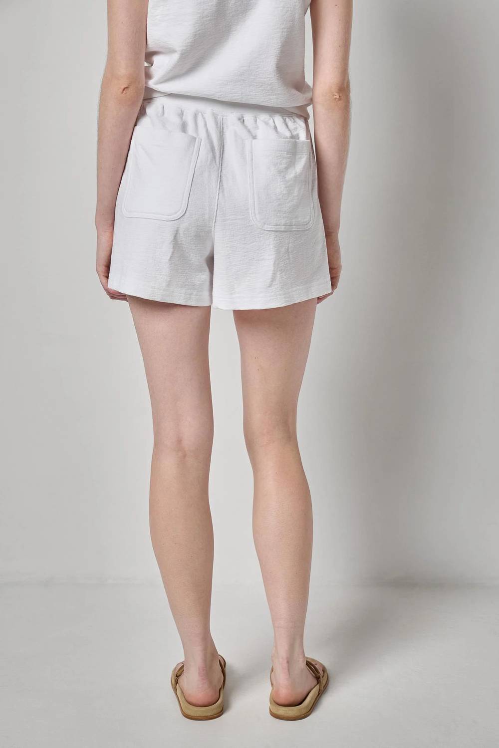 Lilla P - Textured Terry Front Seam Short