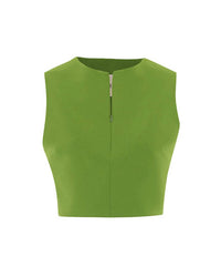 Theo The Label - Harmonia Zipped Front Top