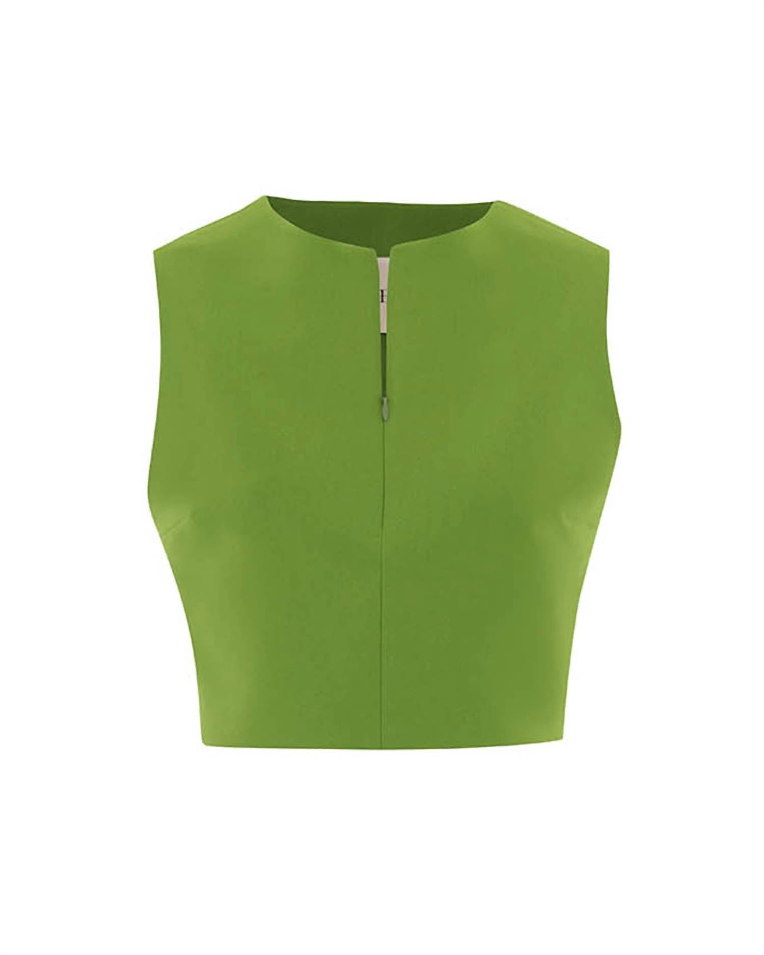 Theo The Label - Harmonia Zipped Front Top