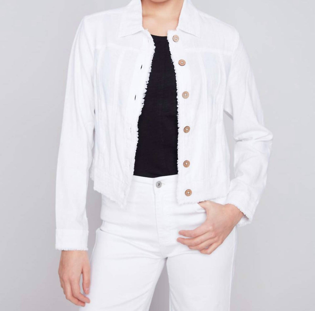 Charlie B - Linen Blend Jacket