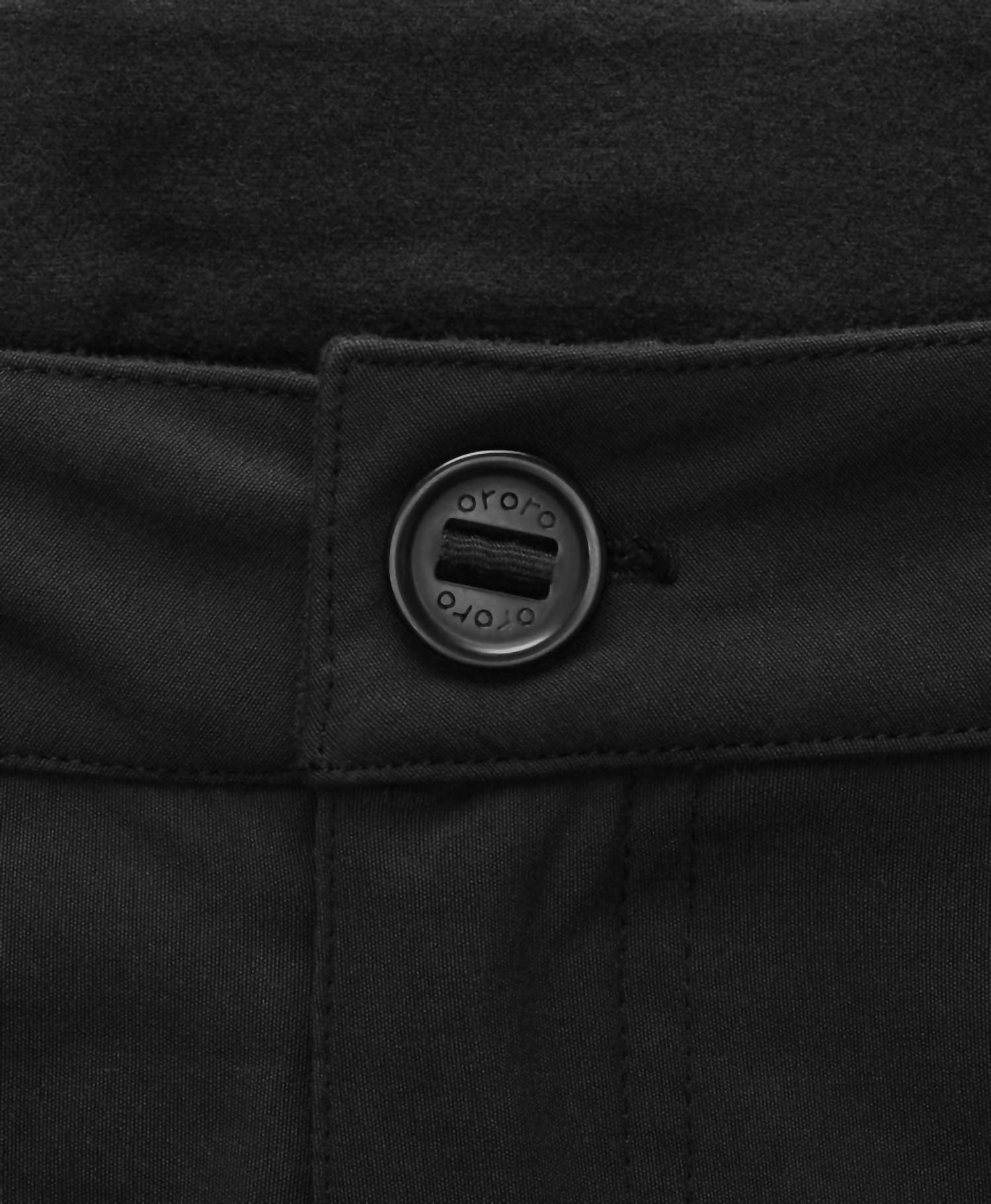 Ororo Hudson Heated Fleece Lined Pants in black - women's pants - view 6