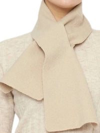 7115 By Szeki - Boiled Wool Cross Scarf