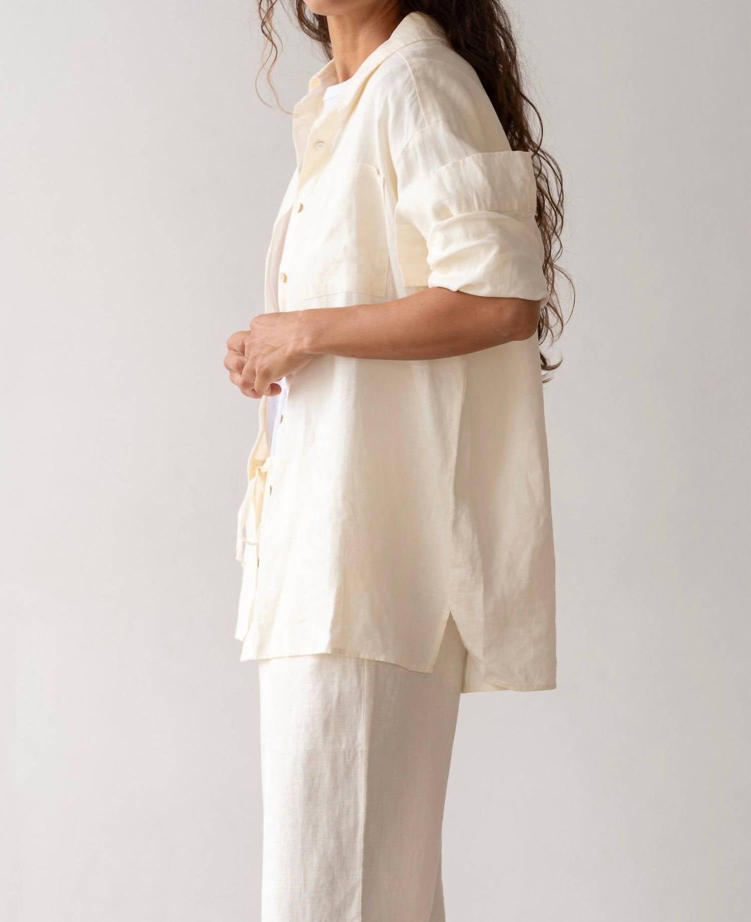 Donni. - Linen Relaxed Shirt