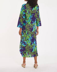 Modaposa - Gabriella Maxi Caftan Shirt Dress