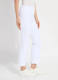 Lysse - Sage Scallop Edge Ankle Baby Boot Pants