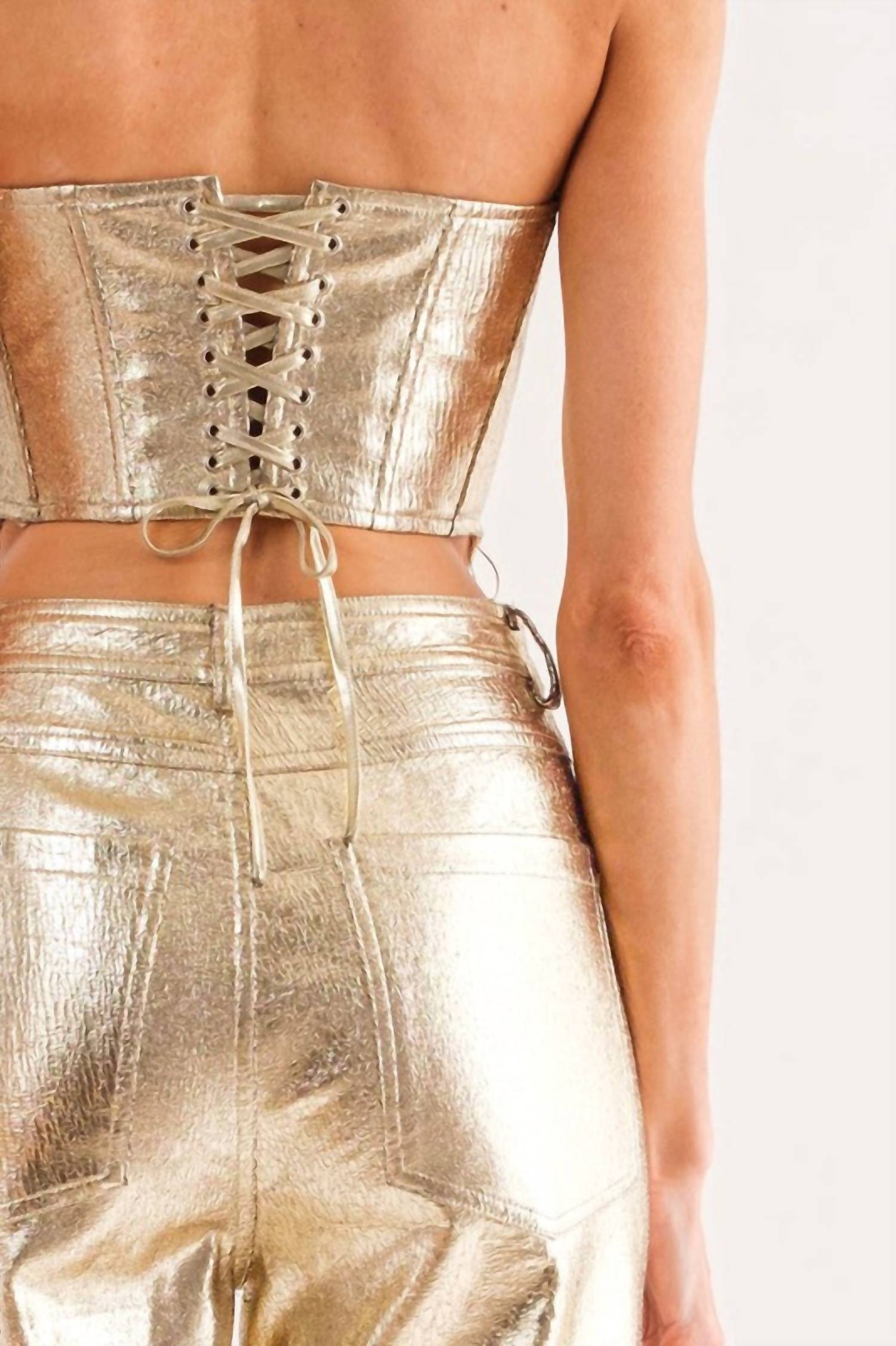 Sofie The Label - Leather Corset Top