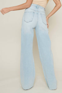 Vibrant Miu - Leticia Super High Rise Raw Edge Jeans