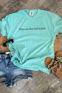 Comfort Colors - Women's Dibs On The Bald Guy Tee