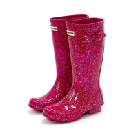 HUNTER Boys Giant Glitter Rain Boots in thrift 1 - kids' shoe