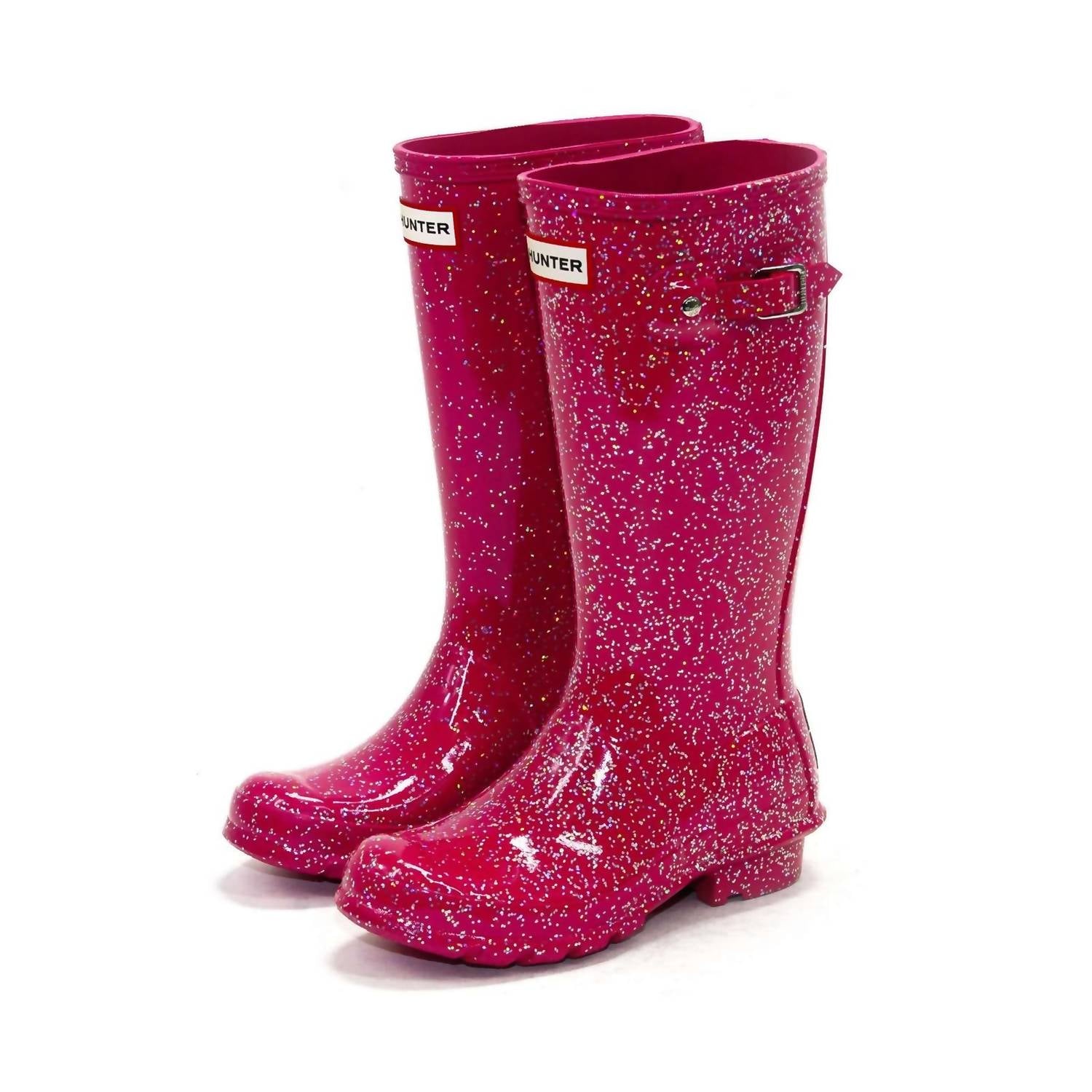 HUNTER Boys Giant Glitter Rain Boots in thrift 1 - kids' shoe