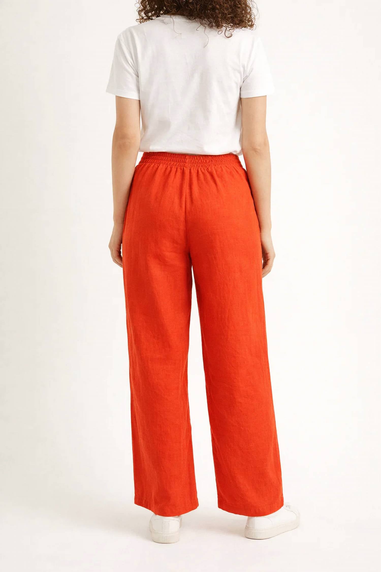 Splendid - Stella Linen Paperbag Pants
