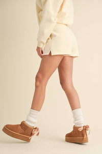 Kimberly C - Cozy Fleece Micro Sweatshorts
